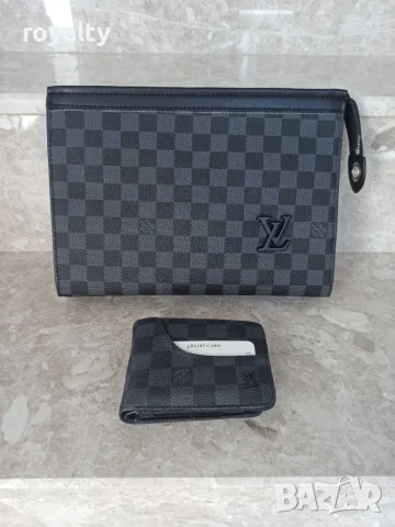 Нов Кожен Клъч Различни Цветове и Марки Louis Vuitton Gucci , снимка 17 - Чанти - 55786396