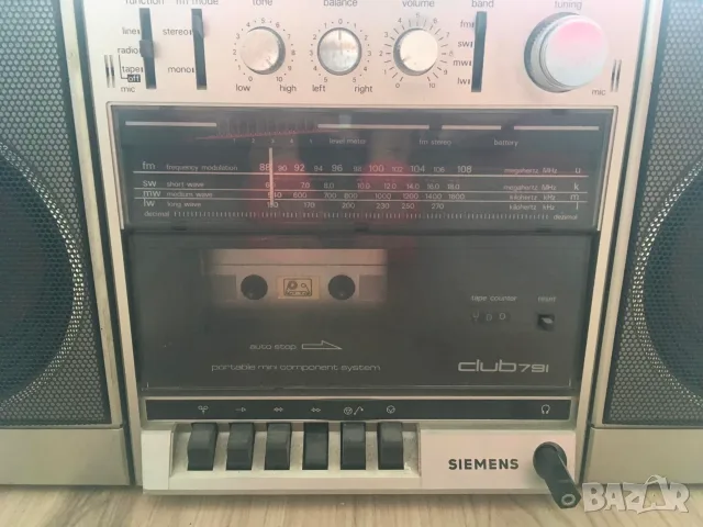 siemens club 791 Радиокасетофон, снимка 2 - Радиокасетофони, транзистори - 55767490