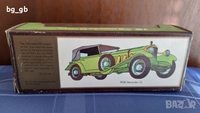 Mercedes SS Coupe 1928 MATCHBOX, снимка 5 - Колекции - 44160270