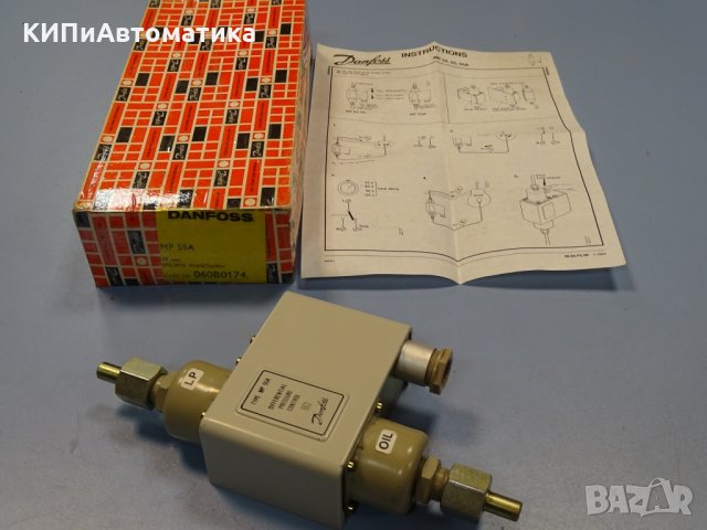 диференциален пресостат Danfoss MP 55A differential pressure switch 45 sec.