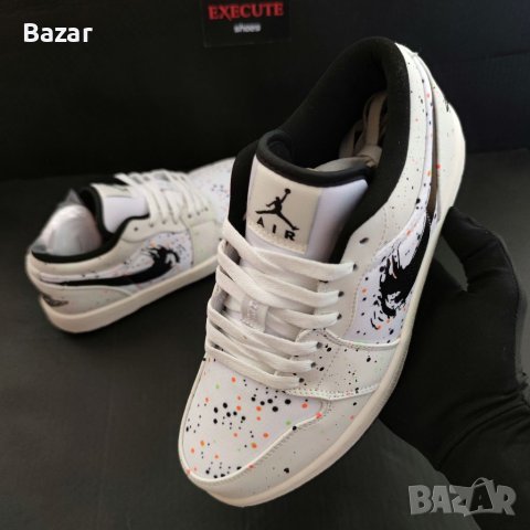 Nike Air Jordan 1 Low Paint Splash Colors Нови Оригинални Обувки Размер 40 Номер 25см Маратонки , снимка 3 - Маратонки - 41421498