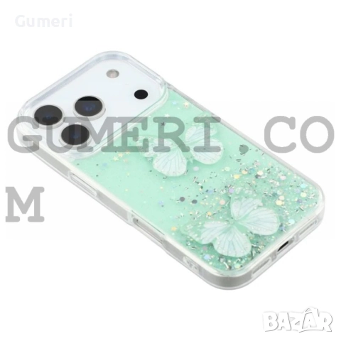 Apple iPhone 17 Pro Max  Силиконов Гръб с Пеперуди, снимка 10 - Калъфи, кейсове - 52177246