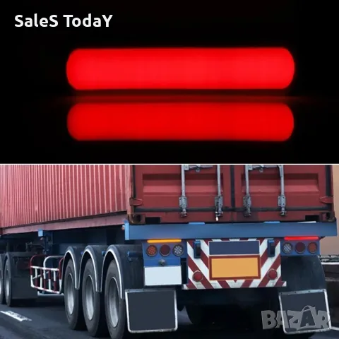 Диоден габарит за мотор, джип, камион, автомобил, Габарити, червен, снимка 2 - Аксесоари и консумативи - 47300806