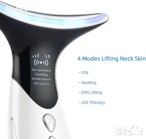 Масажор за лице с LED терапия / Изглаждане на фините линии / Лифтинг за лице, снимка 6 - Други - 50782013