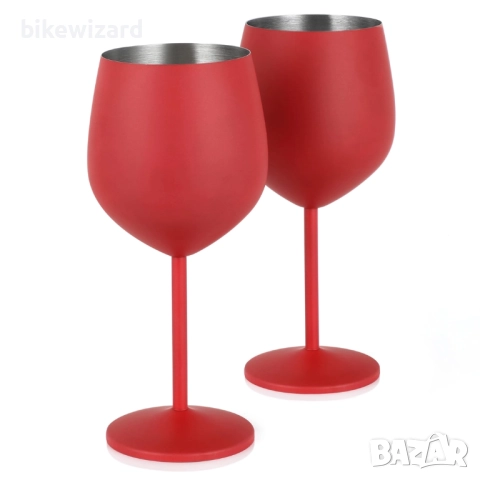 Две Чаши за коктейли Livole от неръждаема стомана 550 мл. НОВИ 
