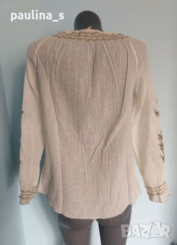 Винтидж / Гръцка туника в етно стил от кенар / памук и лен, снимка 6 - Туники - 39890120