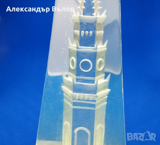 Стар Сувенир Кремъл Спаска кула Луцит, снимка 10 - Колекции - 53118407
