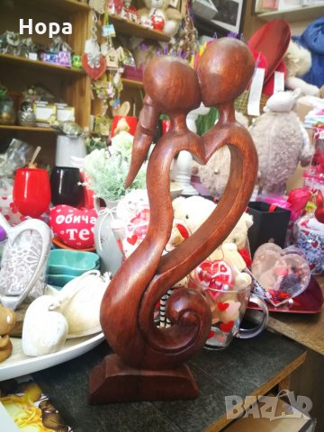 Фигура от дърво 40см , снимка 4 - Декорация за дома - 35753175