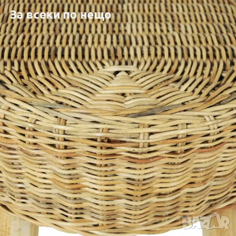 Пейка за антре, 110x35x45 см, естествен ратан, снимка 2 - Други - 48289330