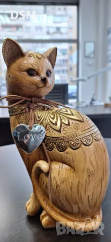 Нова Статуетка Котка Декорация Коте 25см, снимка 6 - Статуетки - 49496038