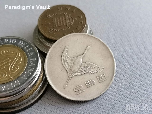 Монета - Южна Корея - 500 вон | 1984г., снимка 2 - Нумизматика и бонистика - 41772448