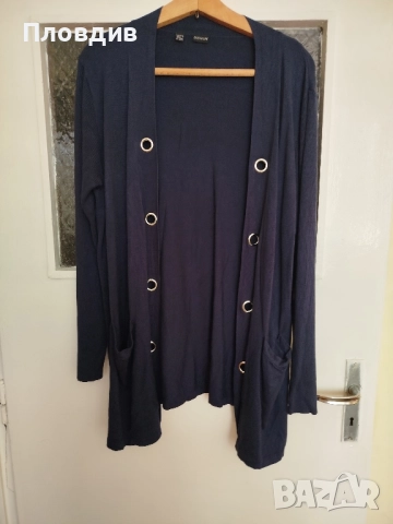 Тъмносиня жилетка хл размер 