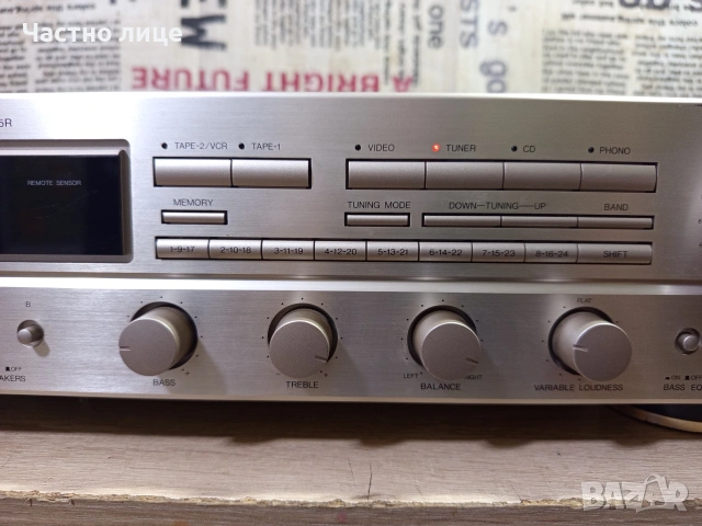 Ресивър"Denon"DRA-435R, снимка 3 - Ресийвъри, усилватели, смесителни пултове - 53749462