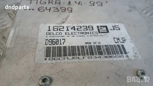 Компютър Opel Tigra 1.4i 1999 16214239 D96017 Tigra (1994-2001), снимка 2 - Части - 56155024