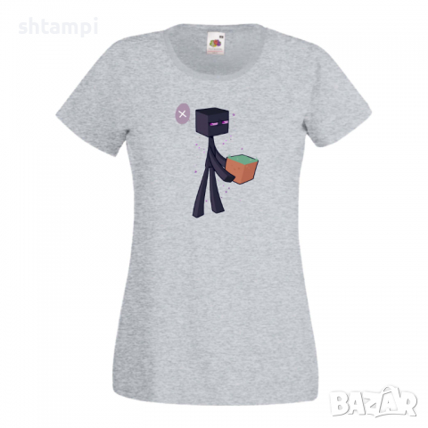 Дамска тениска Enderman 3 майнкрафт Minecraft,Игра,Забавление,подарък,Изненада,Рожден Ден., снимка 8 - Тениски - 36520692