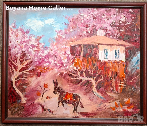 Българска Авторска Маслена Картина, снимка 5 - Картини - 53484862