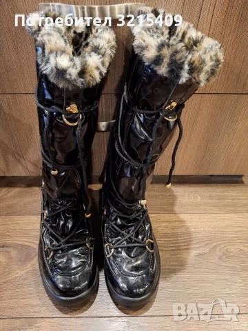 Италиански дамски зимни ботуши, апрески , снимка 3 - Дамски апрески - 52214316