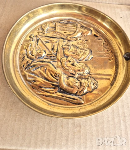 Меден тиган за декорация, снимка 4 - Антикварни и старинни предмети - 51274705