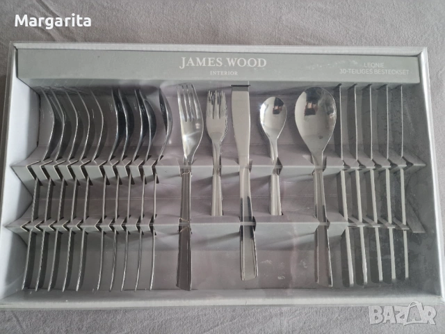 Нов комплект прибори за хранене-30 части, снимка 2 - Прибори за хранене, готвене и сервиране - 53022173