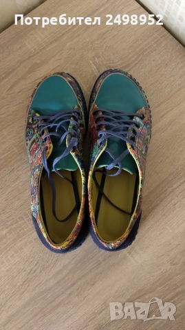 Екстравагантни дамски обувки от естествена кожа ,,Gabina", Размер 38, снимка 4 - Дамски ежедневни обувки - 52046453