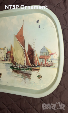 СТАРА МЕТАЛНА ТАБЛА. ПОДНОС. КАРТИНА. ТАБЕЛА., снимка 3 - Колекции - 36176561