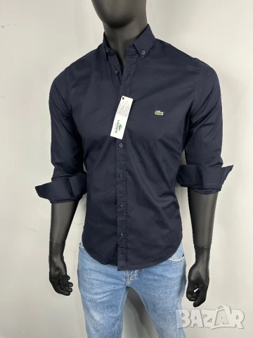 LACOSTE мъжка риза два цвята , снимка 5 - Ризи - 51373361