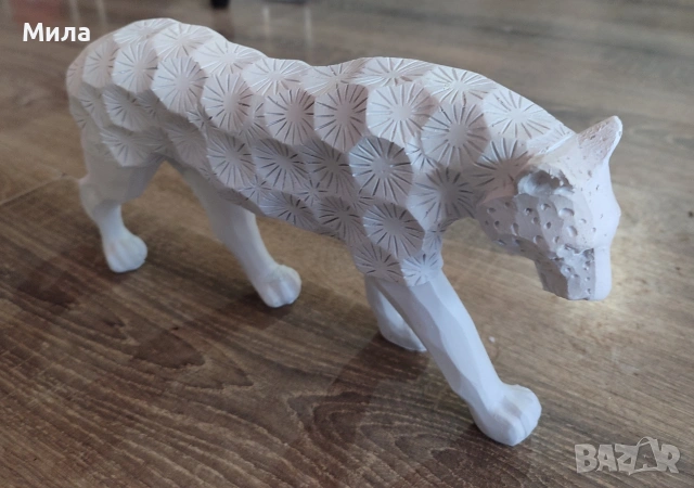 Декоративна фигура пантера 30 см, снимка 3 - Декорация за дома - 53592163