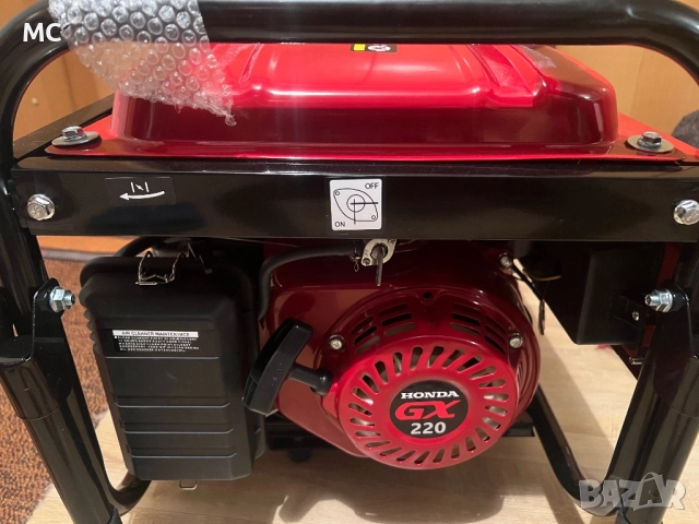 БЕНЗИНОВ ТРИФАЗЕН ГЕНЕРАТОР ЗА ТОК HONDA ECMT 7000, 7.0KW, 11.0 К.С., 8.1 ЧАСА, снимка 2 - Други стоки за дома - 51943397