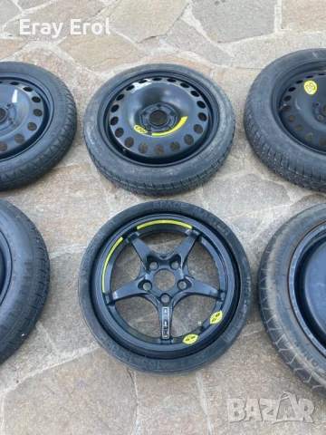 1бр - 16 цола резервна гума патерица 5х120 БМВ 5x120 BMW, снимка 6 - Гуми и джанти - 51269058