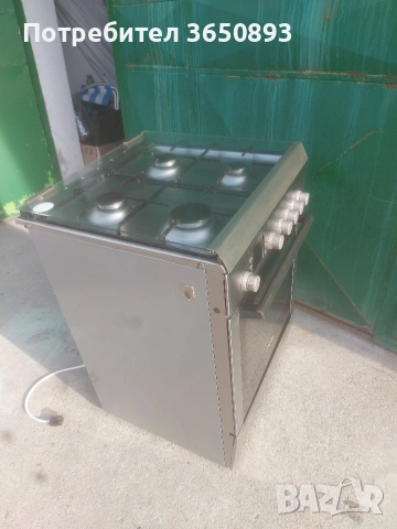 готварска печка бош цената е в евро. фурна на ток с 4 газови котлона, снимка 5 - Печки, фурни - 53809113