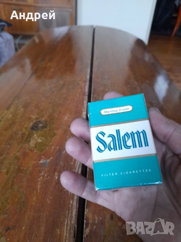 Кутия от цигари Salem, снимка 3 - Колекции - 52940385