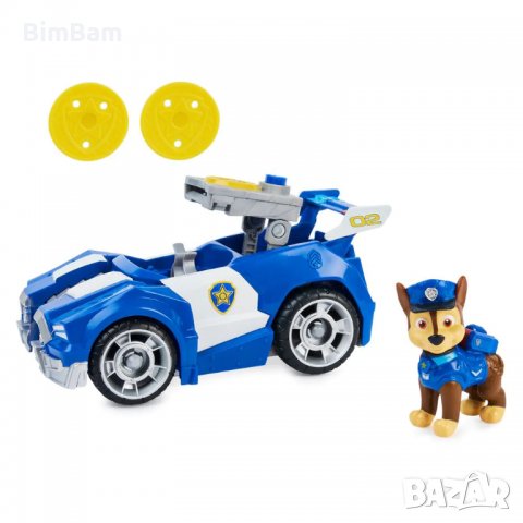 Колата на Чейс Chase Deluxe Vehicle The Movie / Paw Patrol / Пес патрул / ORIGINAL, снимка 2 - Коли, камиони, мотори, писти - 38679530