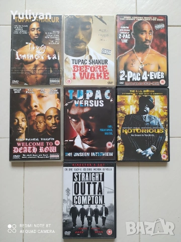 2Pac/Notorious Big Оригинални ДВДта 🔥