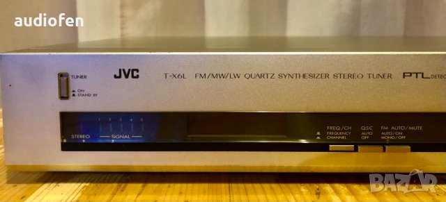 JVC T-X6L FM/MW/LW Кварцов синтезатор Стерео тунер PTL детектор