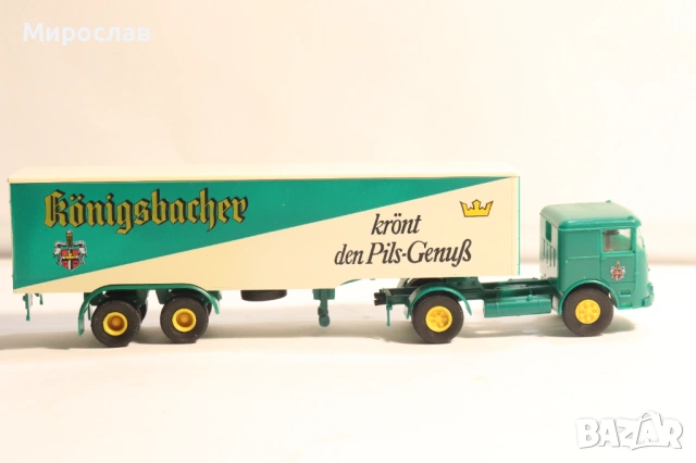 BREKINA H0 1/87 BUSSING KАМИОН РЕТРО МОДЕЛ TIR, снимка 6 - Колекции - 53732467