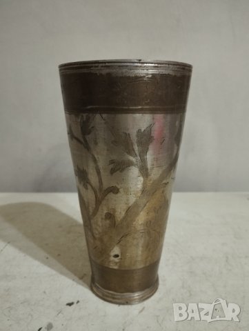 Стара месингова чаша, снимка 1 - Други ценни предмети - 44269842