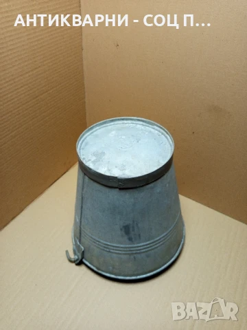 Соц Стара Подцинкована Кофа 10лт., снимка 6 - Антикварни и старинни предмети - 50669088