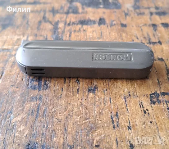 запалка Ronson Ронсън метална сива в подаръчна кутия, снимка 7 - Запалки - 56056531