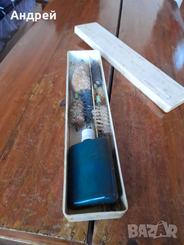 Стар комплект за почистване на ловно оръжие, снимка 6 - Оборудване и аксесоари за оръжия - 44559702