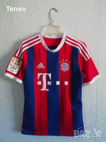 Bayern Munich Lewandowski Adidas оригинална тениска фланелка Байерн Мюнхен Левандовски екип , снимка 2 - Тениски - 52928722