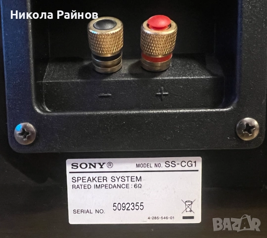Hi Fi двулентови тонколони Sony SS-CG1 пасивни, снимка 5 - Тонколони - 52286823