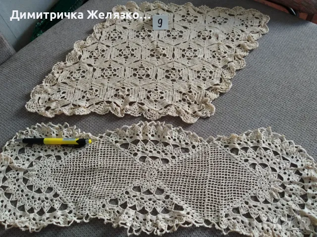 Мельота ръчно плетени на една кука, снимка 9 - Декорация за дома - 28927723