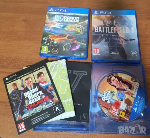 PS4 slim + контролер + игри, снимка 10 - PlayStation конзоли - 47409719