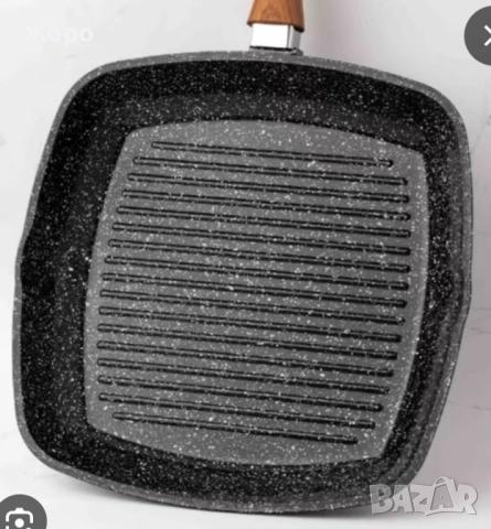Грил тиган Goldmann GM-0928, 28см-индукция, снимка 3 - Съдове за готвене - 52525245