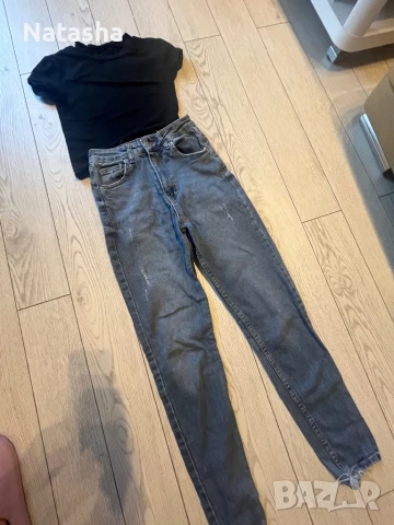 Дънки с блуза