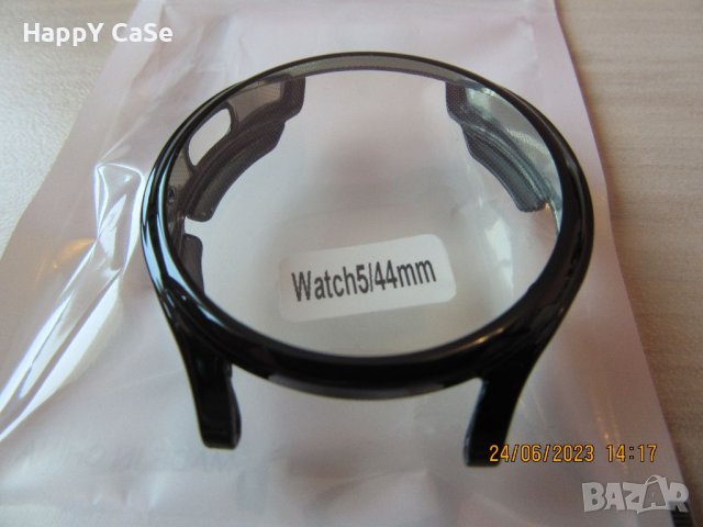 Samsung Galaxy Watch 4 5 5 Pro 40 44 45 mm. / TPU силиконов мек кейс с протектор, снимка 10 - Смарт гривни - 41124867