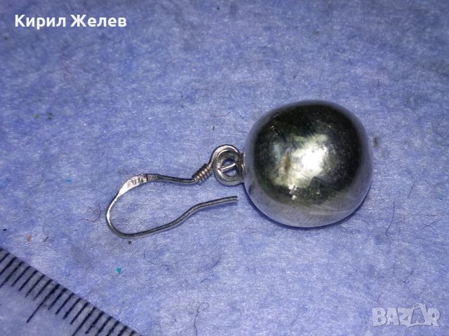 СТАРА СРЕБЪРНА КЛАСИЧЕСКИ РЕТРО СТИЛ ОБЕЦА ТОПЧЕ СРЕБРО 925 РЪЧНА ИЗРАБОТКА 22174, снимка 12 - Антикварни и старинни предмети - 40921147