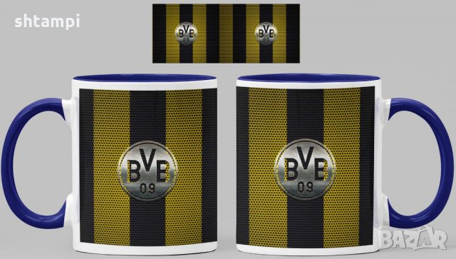 Чаша Борусия Дортмунд Borussia Dortmund Керамична, снимка 4 - Фен артикули - 34783925