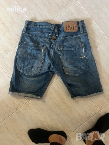 Мъжки дънки G-star, снимка 4 - Къси панталони - 52587289