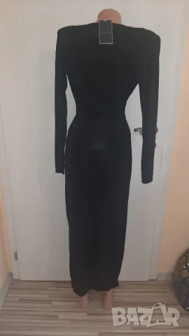 Нова черна рокля , снимка 4 - Рокли - 48989974